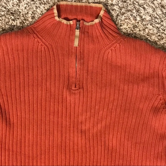 3/$30 Woolrich Quarter Zip Mock Neck Ribbed Sweater - Picture 2 of 7